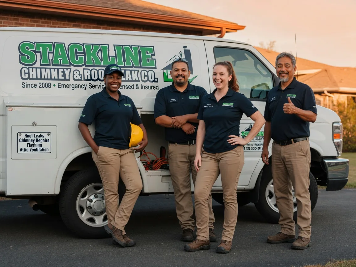 Chimney flashing repair company in Poynette, WI